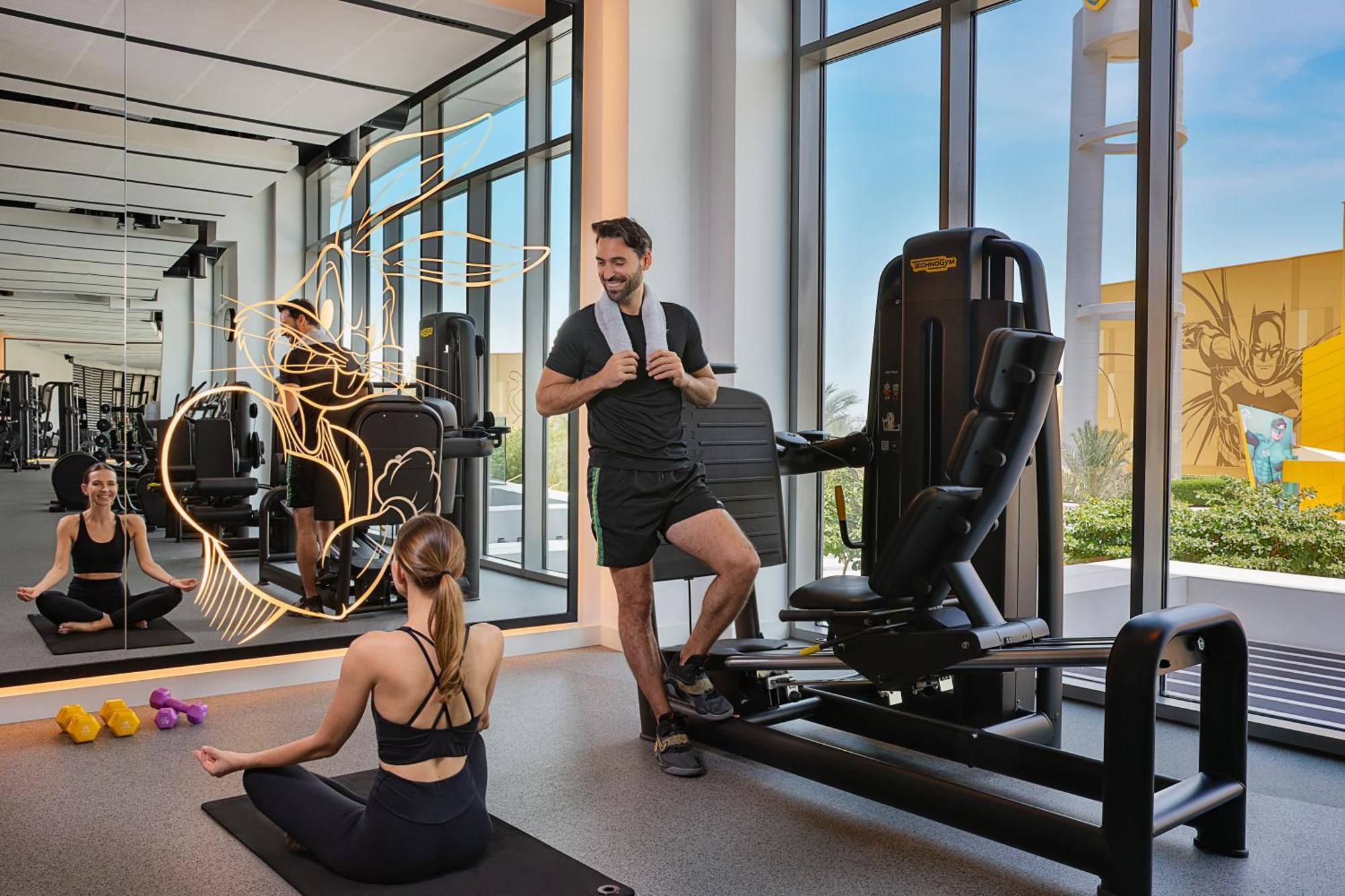 מלון The Wb Abu Dhabi, Curio Collection By Hilton מראה חיצוני תמונה The gym at the Ritz-Carlton, DIFC