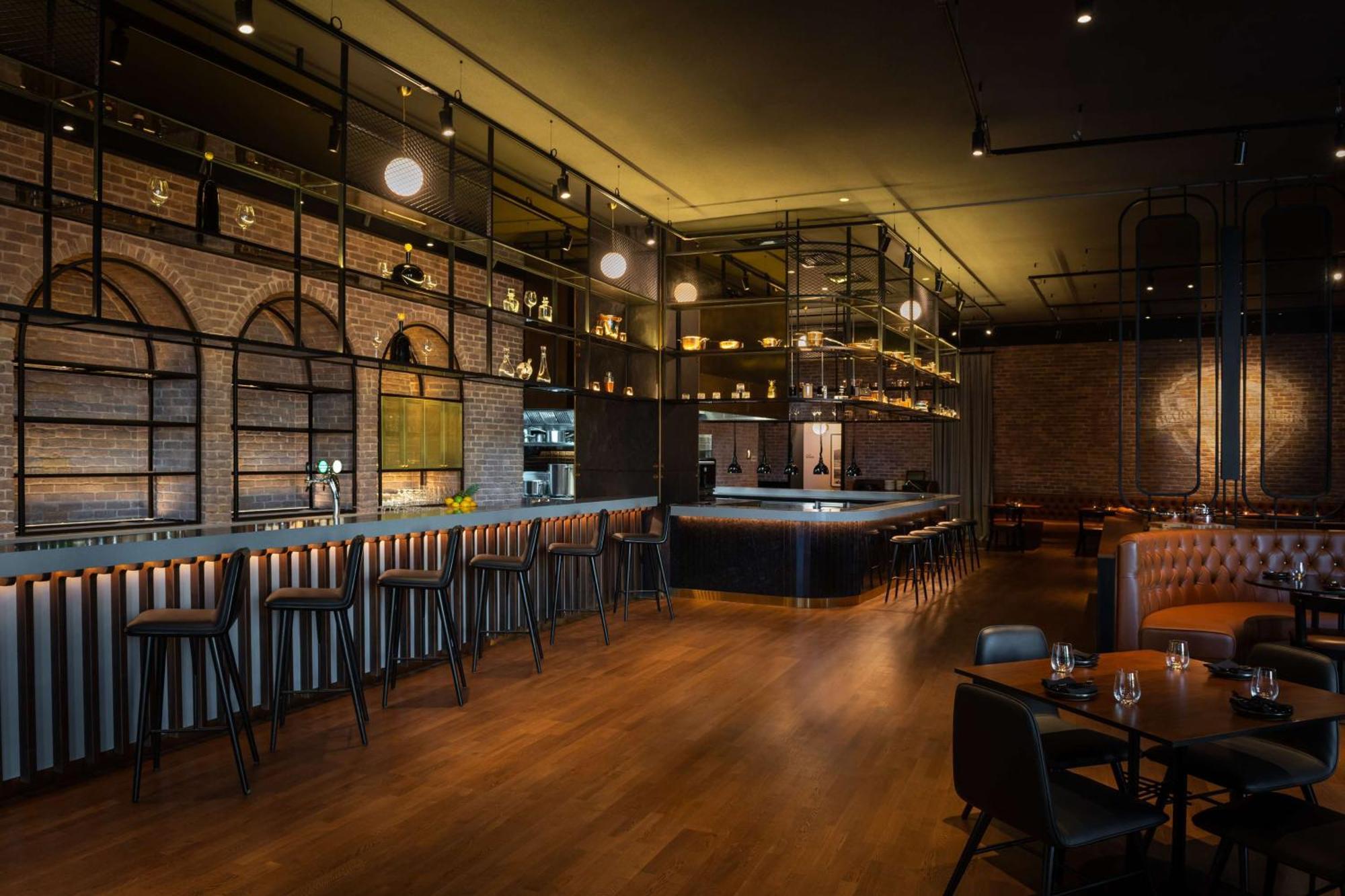 מלון The Wb Abu Dhabi, Curio Collection By Hilton מראה חיצוני תמונה The interior of the restaurant